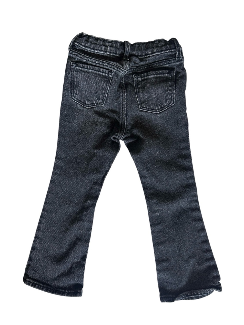 Old navy 4T girls black wash flare denim jeans - Picture 4 of 5